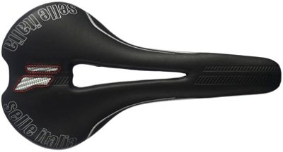 Selle Italia Flite Flow Titanium Bike Saddle - Black - Silver - L2 - 145mm Wide, Black - Silver